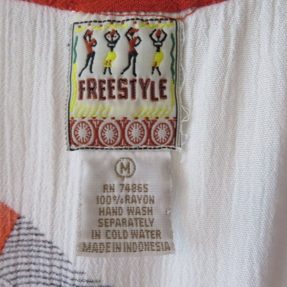 Womens Art to Wear Open Front Duster Cardigan M Long Beaded Festival Burning Man - Picture 10 of 11